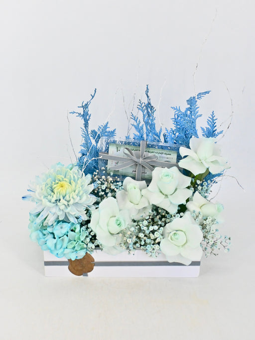 Light Blue Money Garden