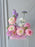 Blushing Pastel Acrylic Money Arrangement