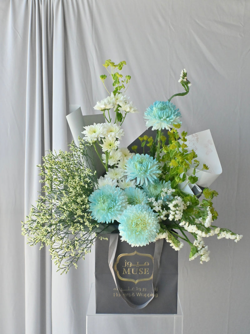 Ocean Breeze Blossom Tote