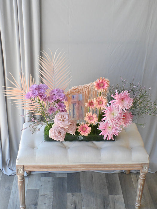 Cash Pocket Floral Tray