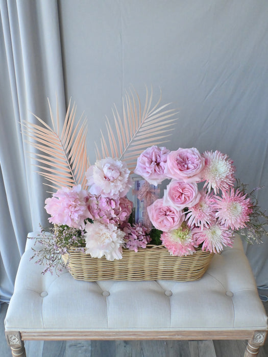 Blush Bloom Luxury Money Basket