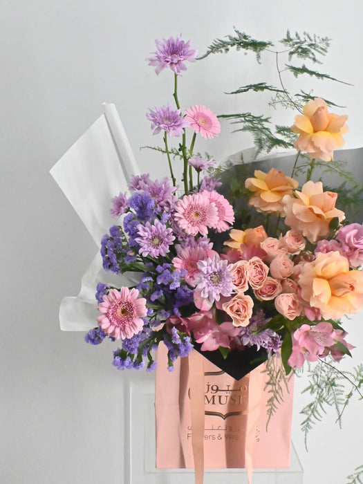 Enchanted Blush & Peach Bouquet