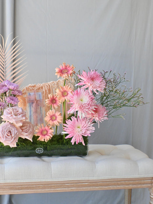 Cash Pocket Floral Tray