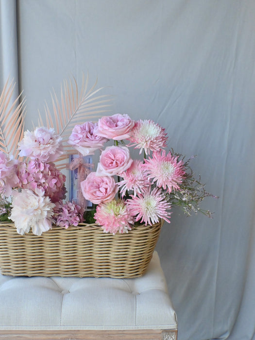Blush Bloom Luxury Money Basket