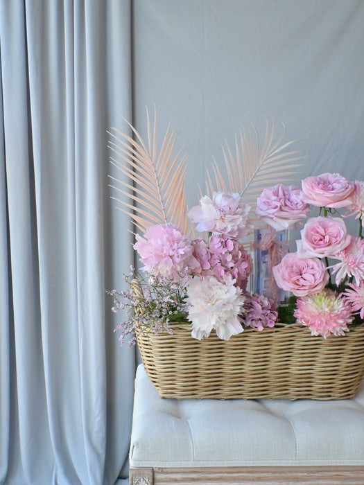 Blush Bloom Luxury Money Basket