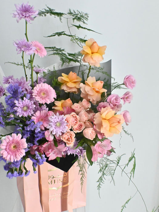 Enchanted Blush & Peach Bouquet