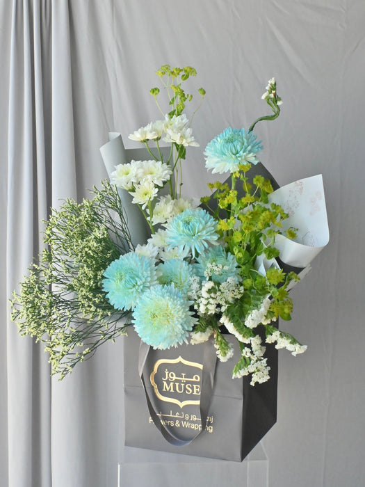 Ocean Breeze Blossom Tote