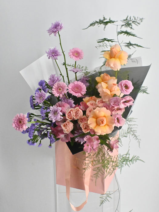 Enchanted Blush & Peach Bouquet