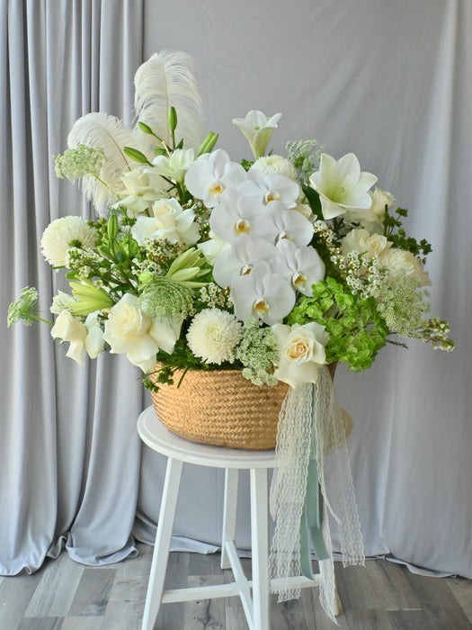 Elegant Flower Basket Arrangement