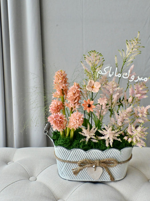 Blushing Flowery Garden