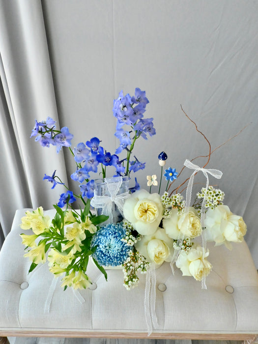 Ethereal Blue & Ivory Money Gift