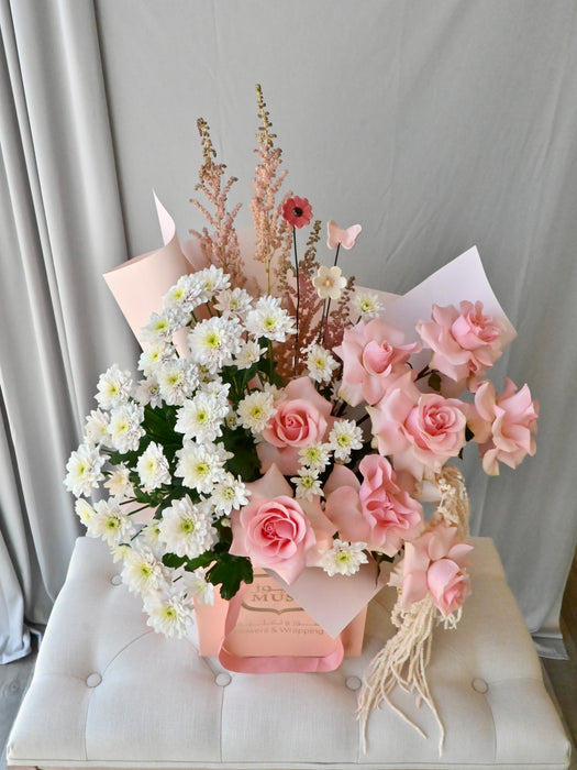 Soft Blush Flower Blooms