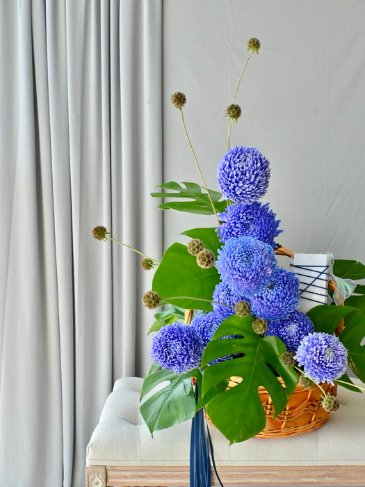 Royal Botanical Basket Money Gift