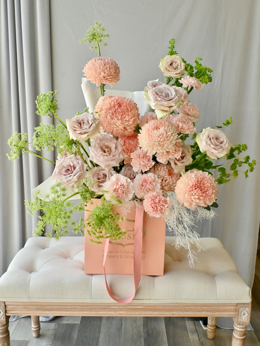 Peach Pastel Bloom Bouquet