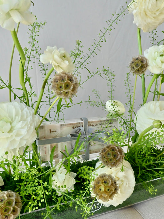 Luxe Garden Floral Money Arrangement
