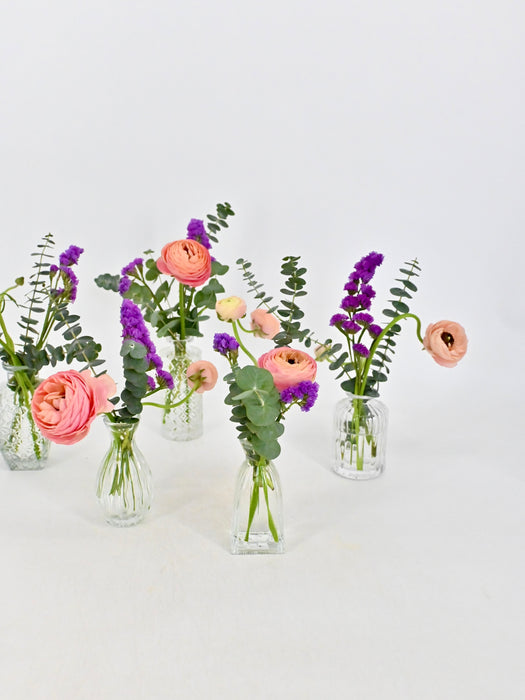 5 Set mini vase with flowers