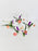 5 Set mini vase with flowers
