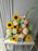 Golden Sunflower & Blush Garden Bouquet