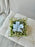Chamelaucium Money Gift Box with Blue Ribbon