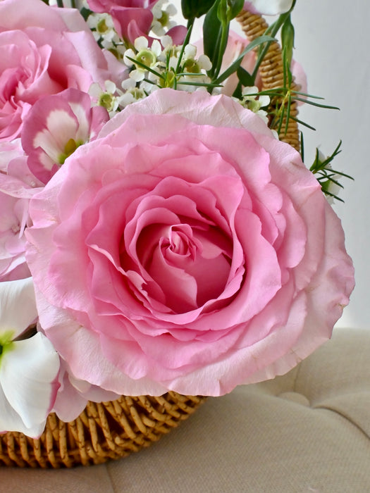 Pink Blossom Money Gift Basket