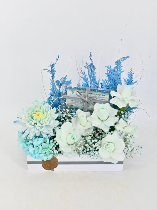 Light Blue Money Garden