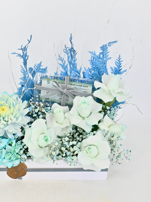 Light Blue Money Garden