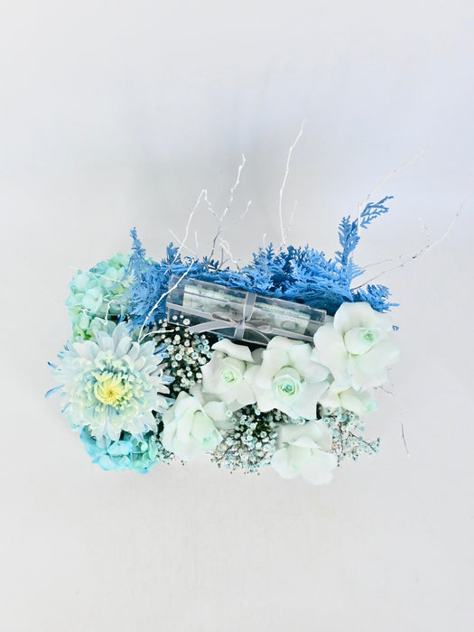 Light Blue Money Garden