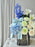 Azure Elegance Floral Bag