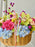 Vibrant Bloom Flower Basket