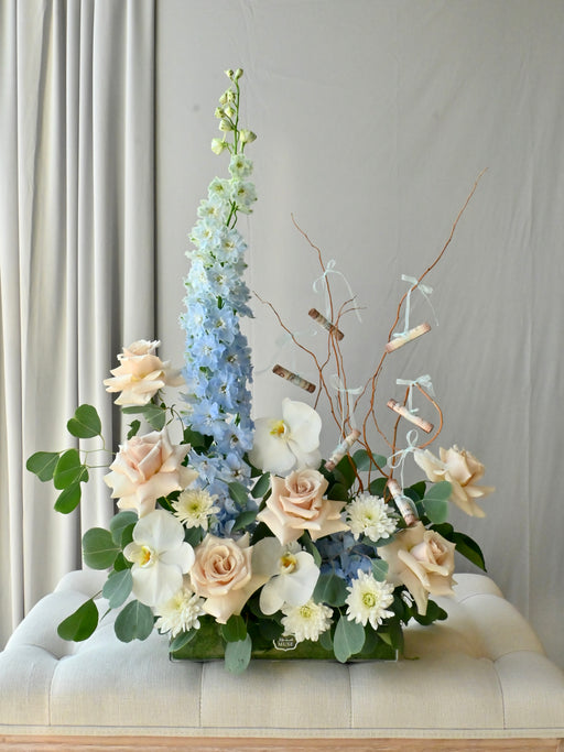 Azure Flower Serenity Money Gift