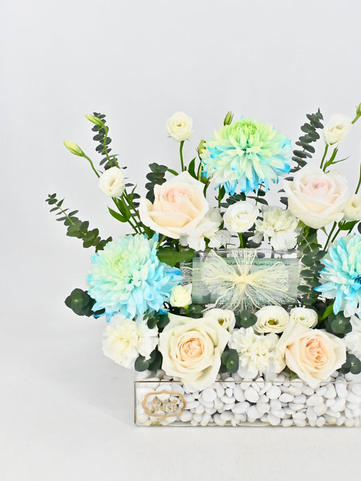 Ice Blue Money Garden