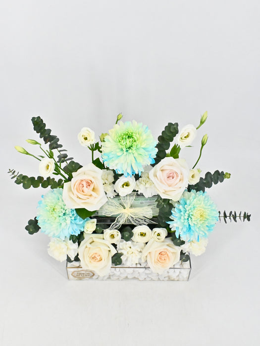 Ice Blue Money Garden