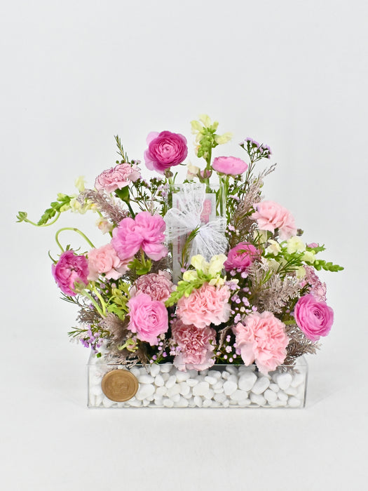Pinkish Money Arrangement