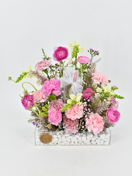Pinkish Money Arrangement