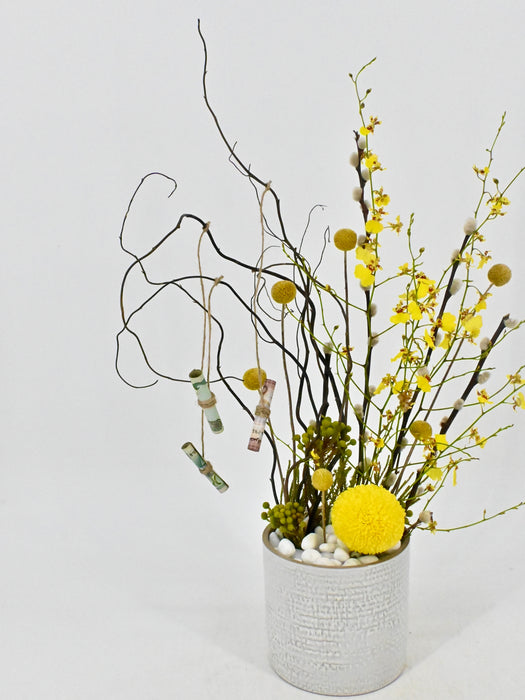 Oncidium Hanging Money Arrangement