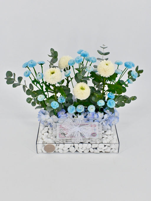 Pompom Money Arrangement