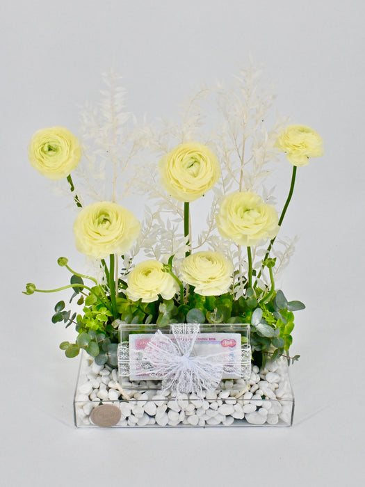 Ranunculus Money Arrangement