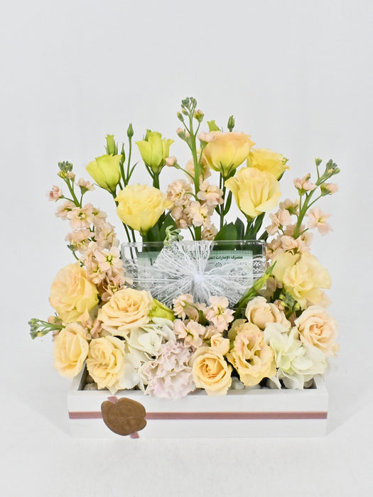 Champagne Garden Money Arrangement
