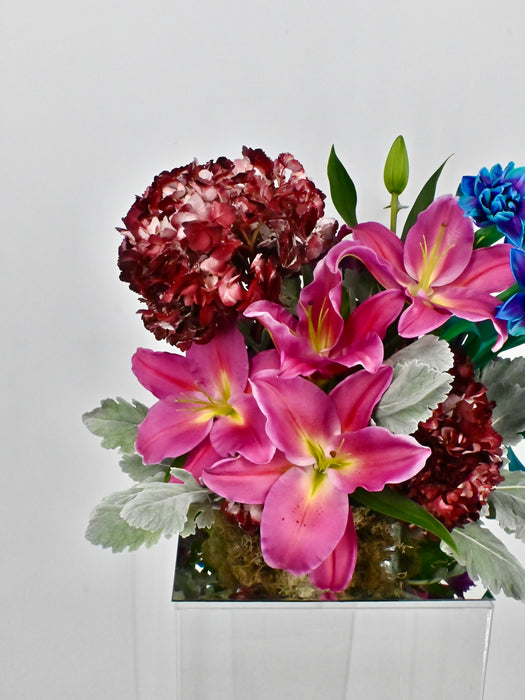 Burgundy Bubble Garden