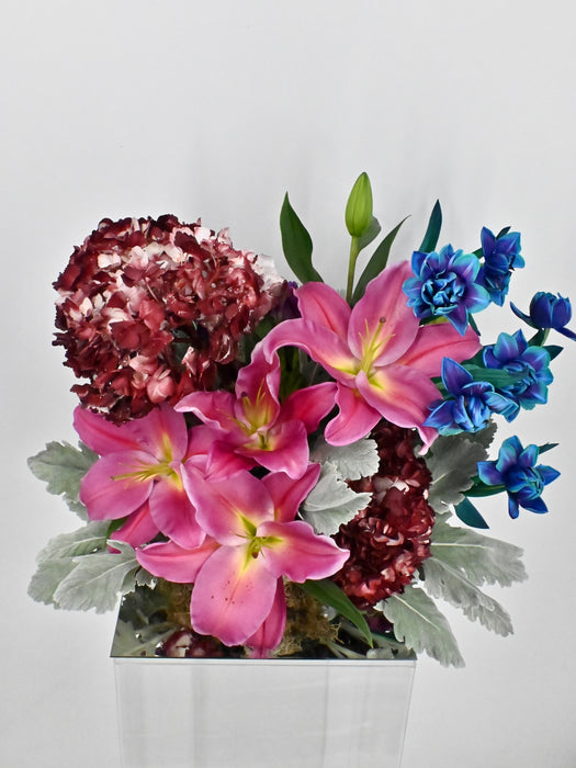 Burgundy Bubble Garden