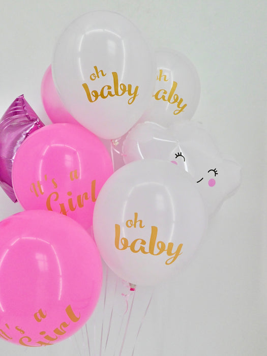 Baby Girl Balloon Set