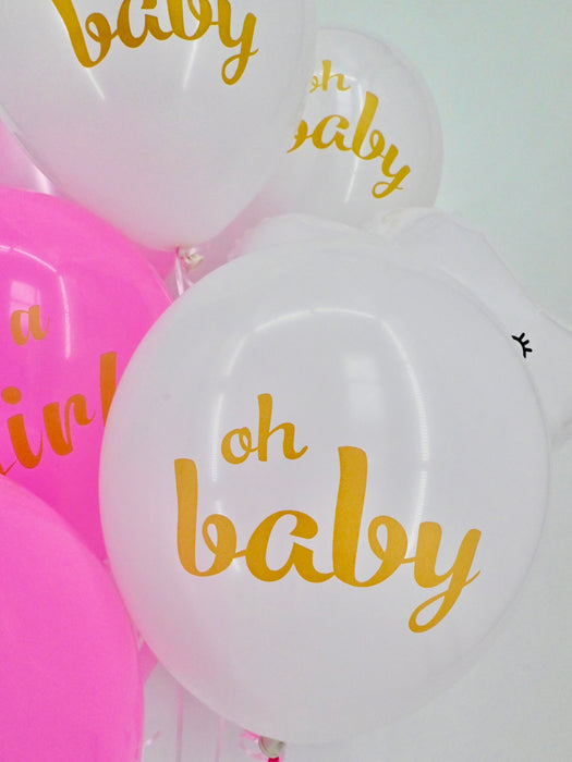 Baby Girl Balloon Set