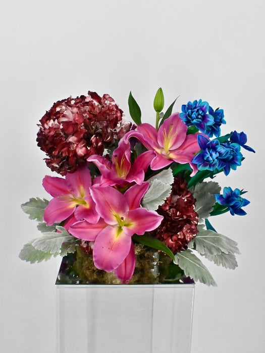 Burgundy Bubble Garden