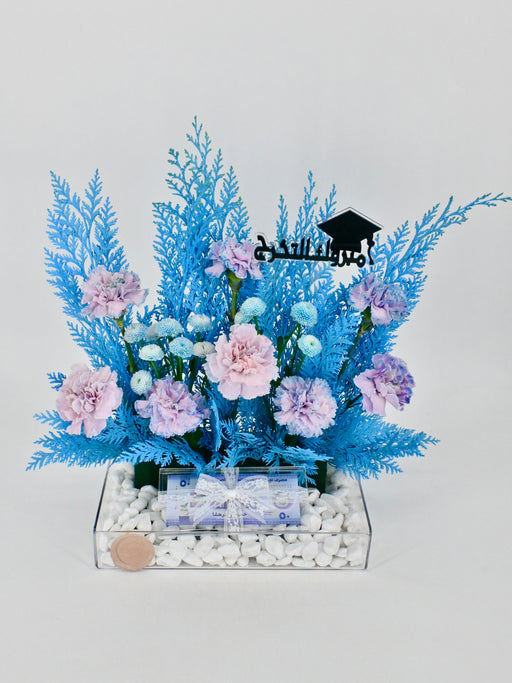 Baby Blue Money Arrangement