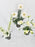 White and Green Vase Set
