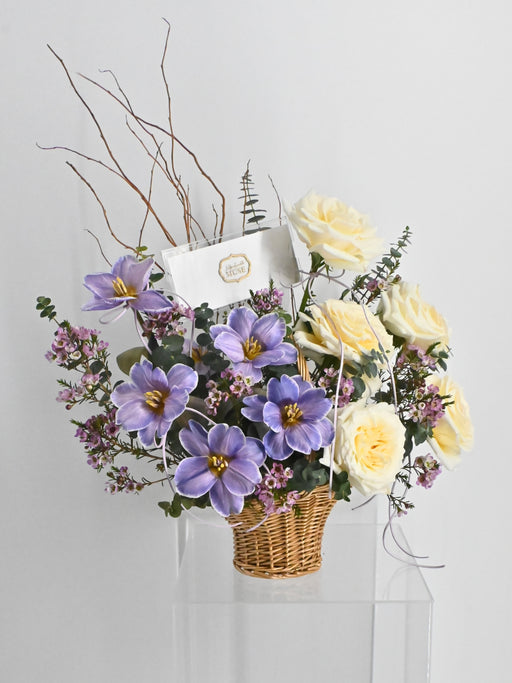 Tulips Bloom Money Basket