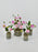 Dahlia Garden Vase Set of 4