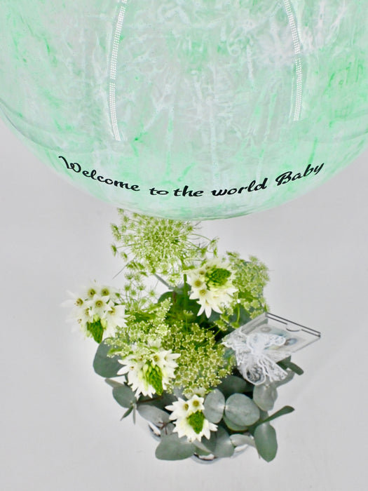 Baby Money Arrangement with Balloon