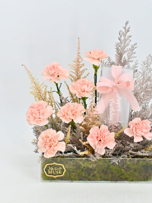 Peach Birthday Money Garden