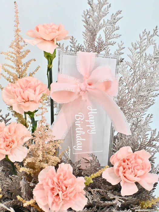 Peach Birthday Money Garden